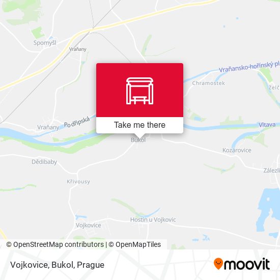 Карта Vojkovice, Bukol