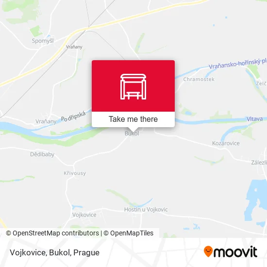 Карта Vojkovice, Bukol