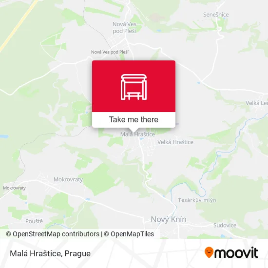 Карта Malá Hraštice