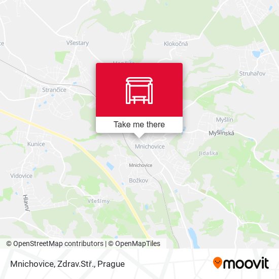 Mnichovice, Zdrav.Stř. map