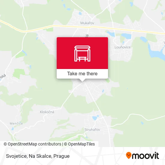 Карта Svojetice, Na Skalce