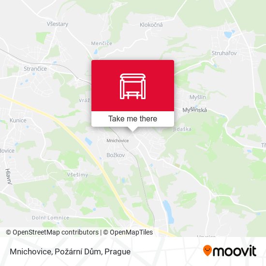 Mnichovice, Požární Dům map