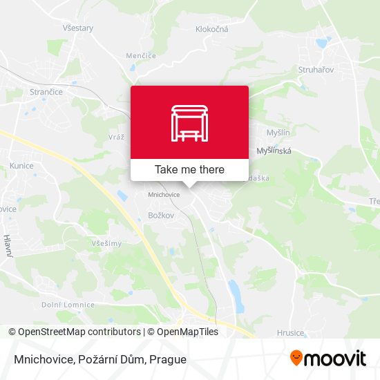 Mnichovice, Požární Dům map