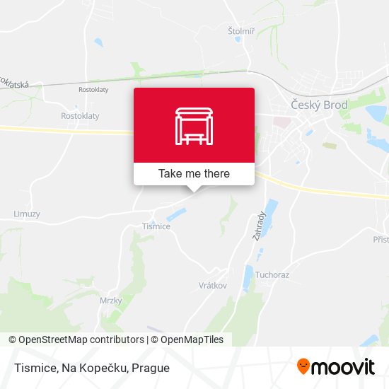 Карта Tismice, Na Kopečku
