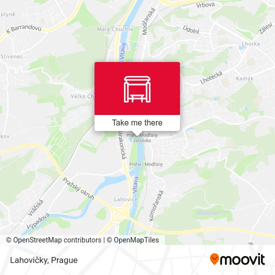 Карта Lahovičky