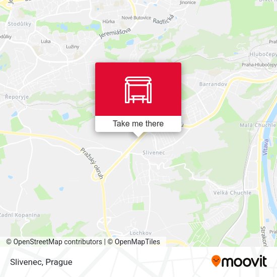 Карта Slivenec