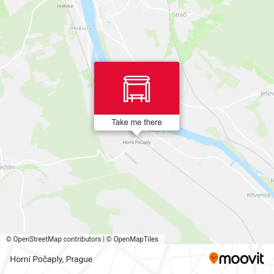 Карта Horní Počaply