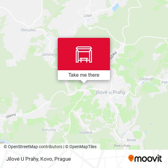 Jílové U Prahy, Kovo map