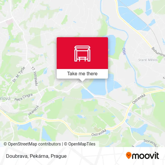 Карта Doubrava, Pekárna