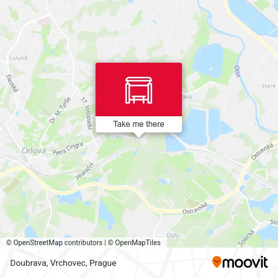 Карта Doubrava, Vrchovec