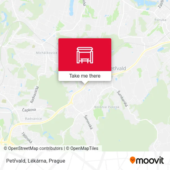 Petřvald, Lékárna map