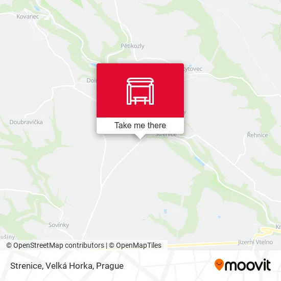 Карта Strenice, Velká Horka