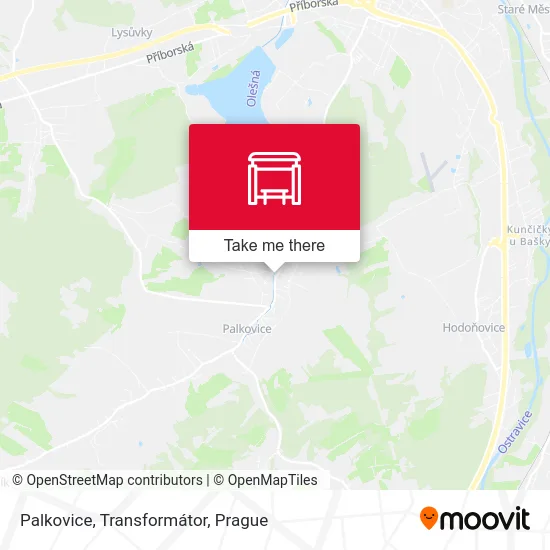 Palkovice, Transformátor map