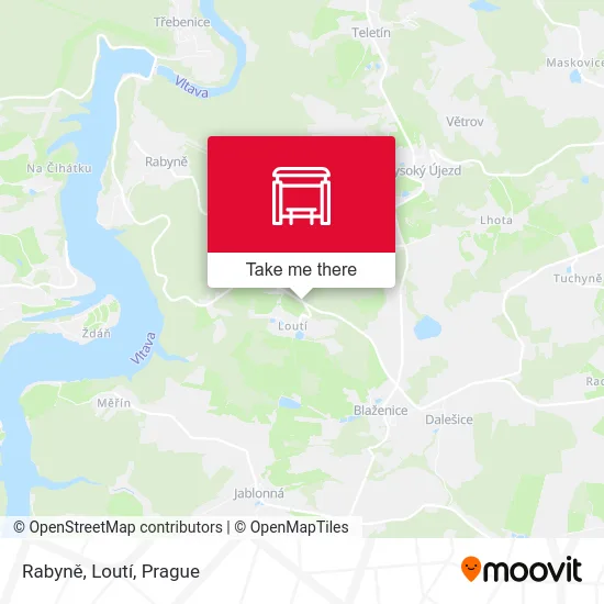 Rabyně, Loutí map