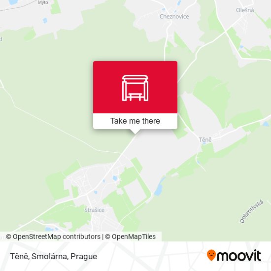 Těně, Smolárna map