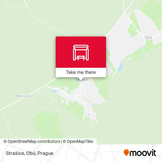 Карта Strašice, Obú