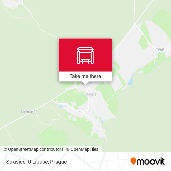 Strašice, U Libuše map