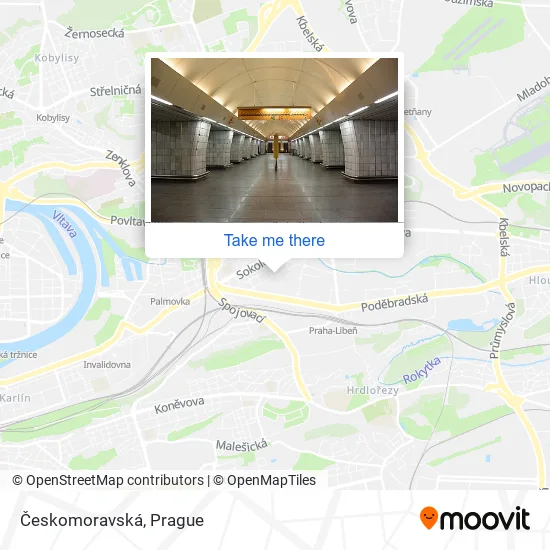 Карта Českomoravská