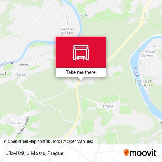Jíloviště, U Mostu map