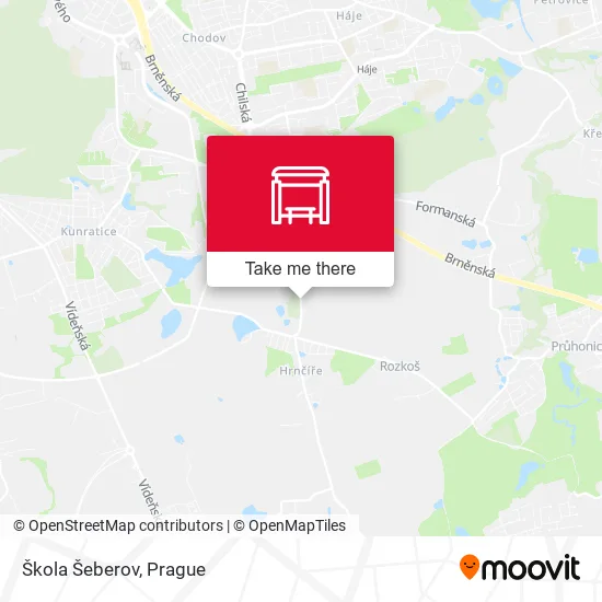 Карта Škola Šeberov