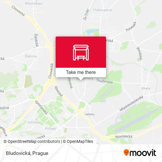 Карта Bludovická