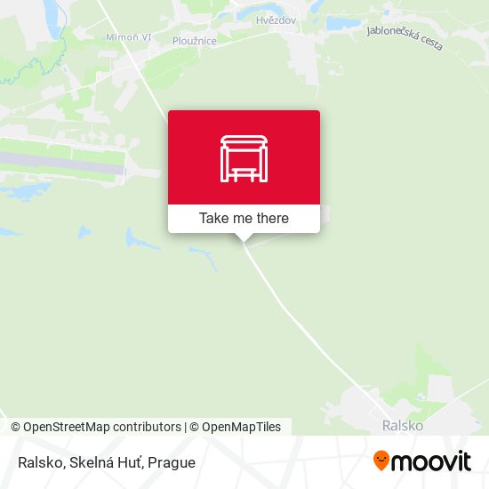 Ralsko, Skelná Huť map