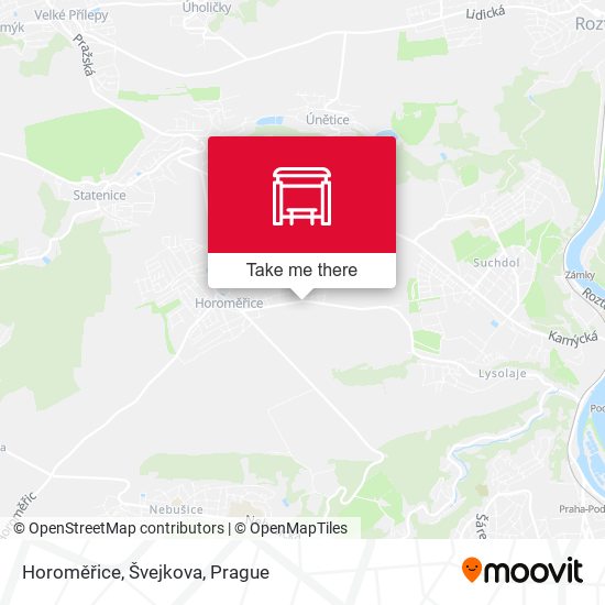 Horoměřice, Švejkova map