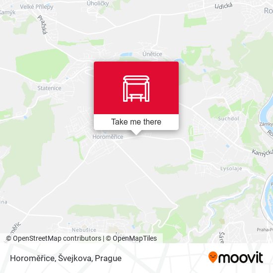 Horoměřice, Švejkova map