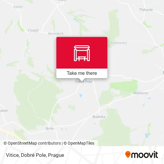 Карта Vitice, Dobré Pole