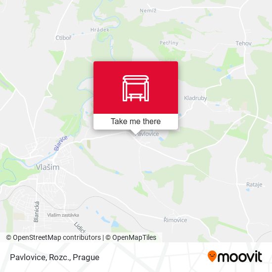 Pavlovice, Rozc. map