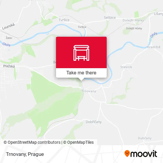 Карта Trnovany
