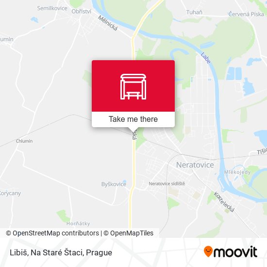 Libiš, Na Staré Štaci map