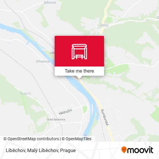 Liběchov, Malý Liběchov map
