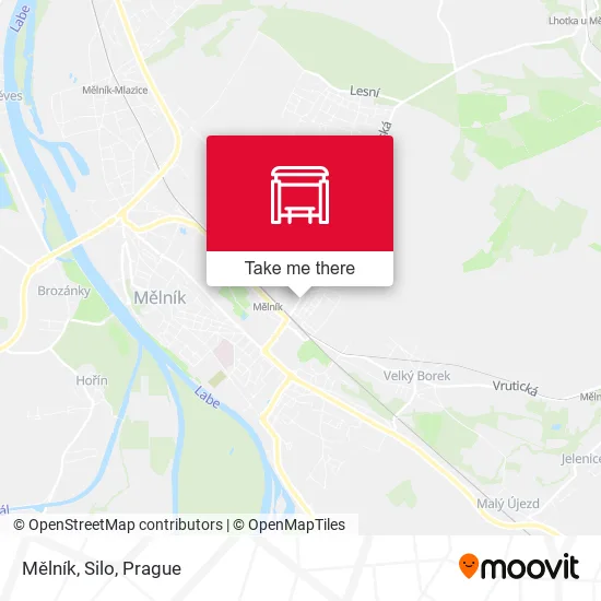 Карта Mělník, Silo