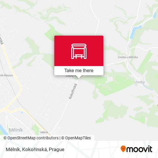 Mělník, Kokořínská map