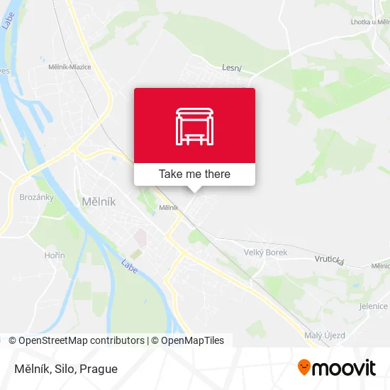 Карта Mělník, Silo