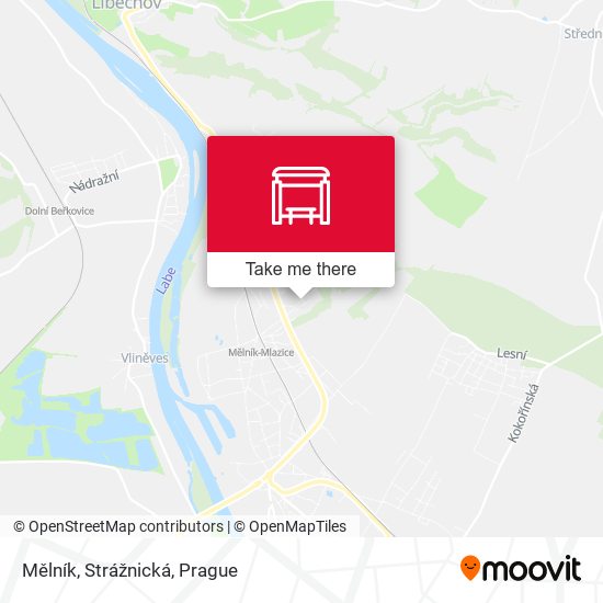 Mělník, Strážnická map