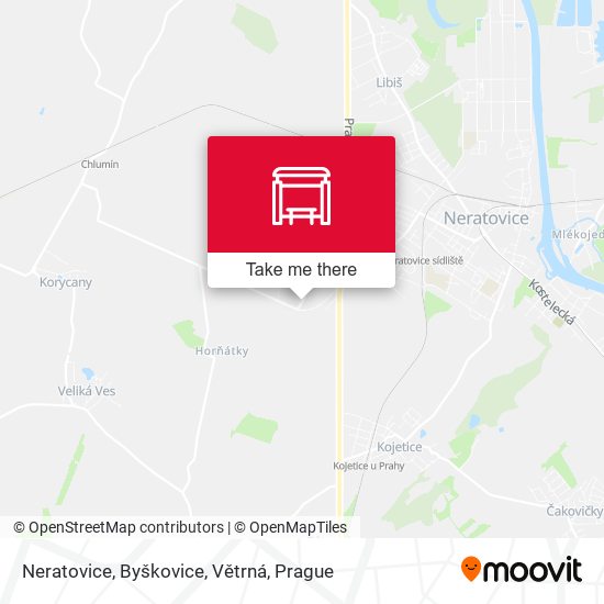Neratovice, Byškovice, Větrná map