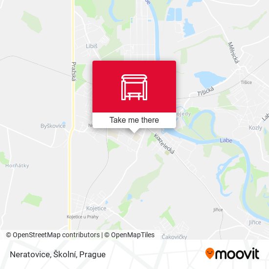 Neratovice, Školní map