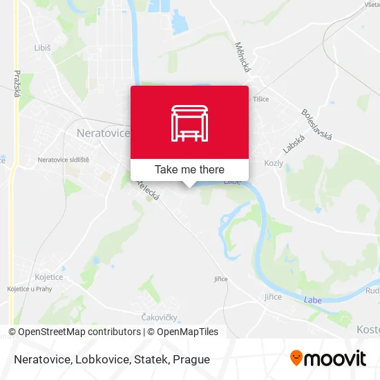 Карта Neratovice, Lobkovice, Statek