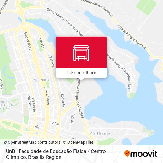 Mapa UnB | Faculdade de Educação Física / Centro Olímpico