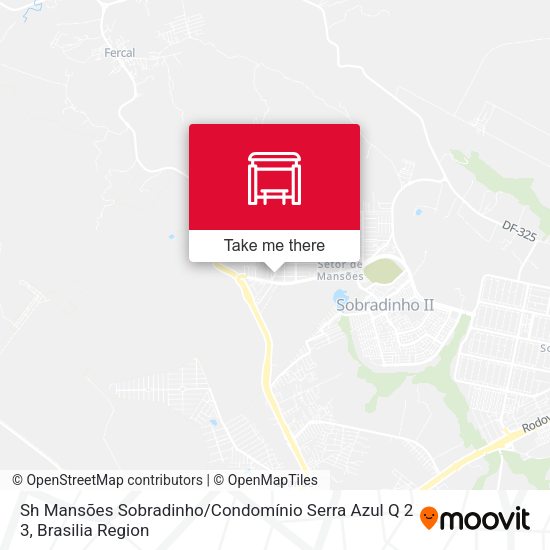 Sh Mansões Sobradinho / Condomínio Serra Azul Q 2 3 map