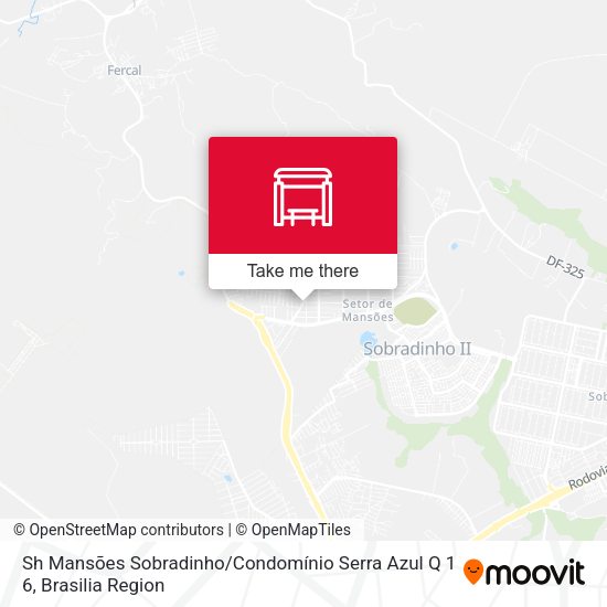 Sh Mansões Sobradinho / Condomínio Serra Azul Q 1 6 map