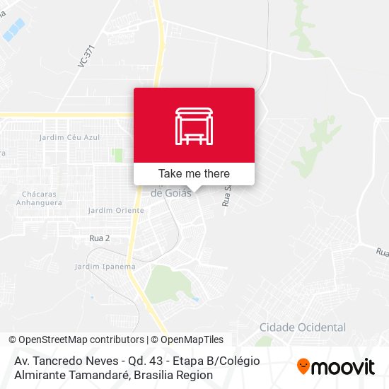 Av. Tancredo Neves - Qd. 43 - Etapa B / Colégio Almirante Tamandaré map