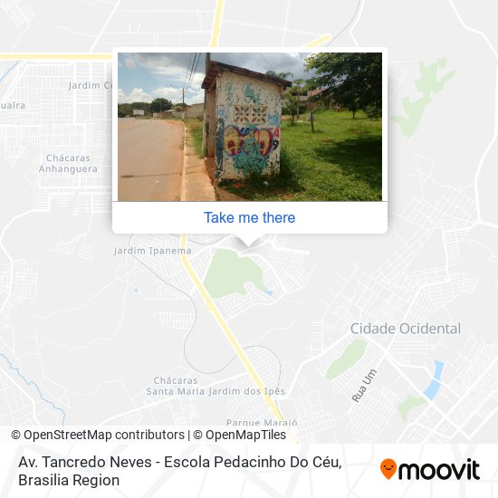 Av. Tancredo Neves - Escola Pedacinho Do Céu map