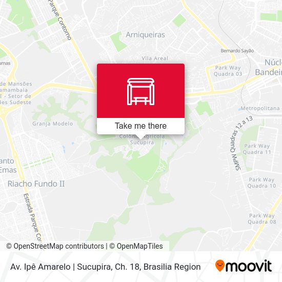 Av. Ipê Amarelo | Sucupira, Ch. 18 map