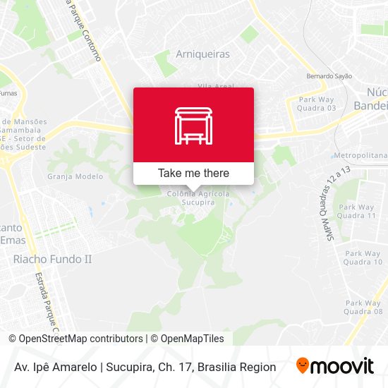 Av. Ipê Amarelo | Sucupira, Ch. 17 map