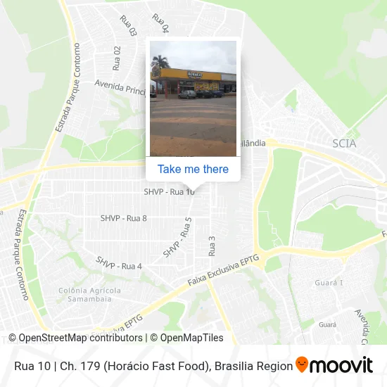 Rua 10 | Ch. 179 (Horácio Fast Food) map