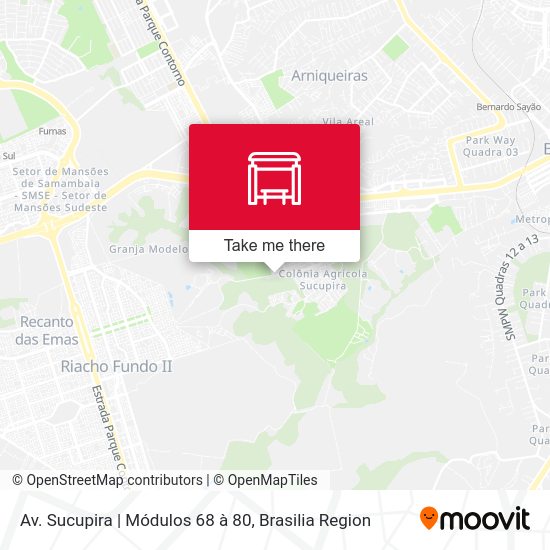 Av. Sucupira | Módulos 68 à 80 map