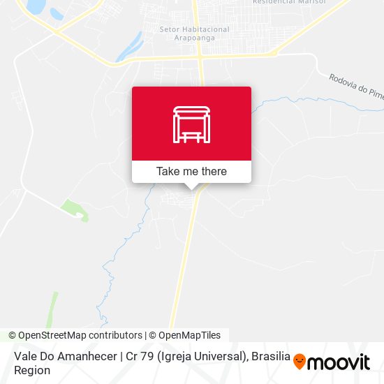 Vale Do Amanhecer | Cr 79 (Igreja Universal) map